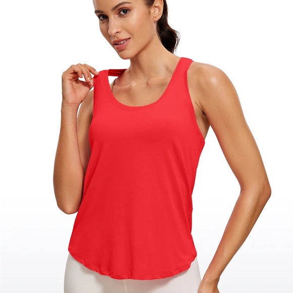 Pima Cotton Hip-Length Tank Racerback - Picture 1 of 5